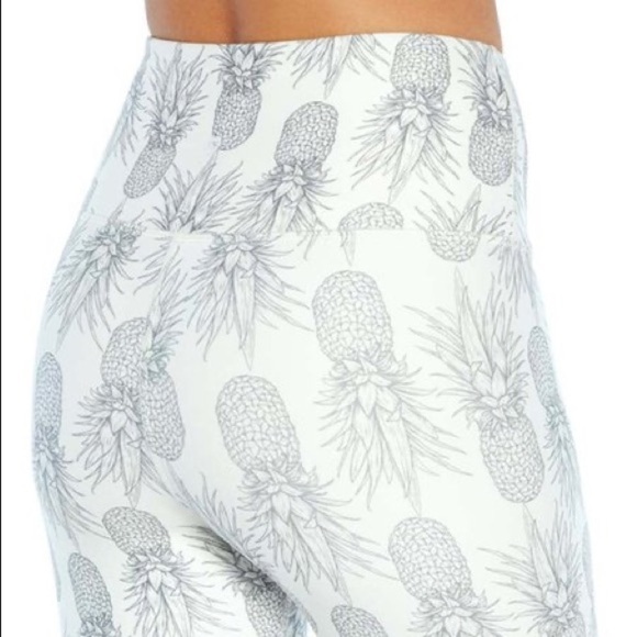 Wildfox Sweat NEW Pineapple Ankle Leggings White S - Picture 4 of 13